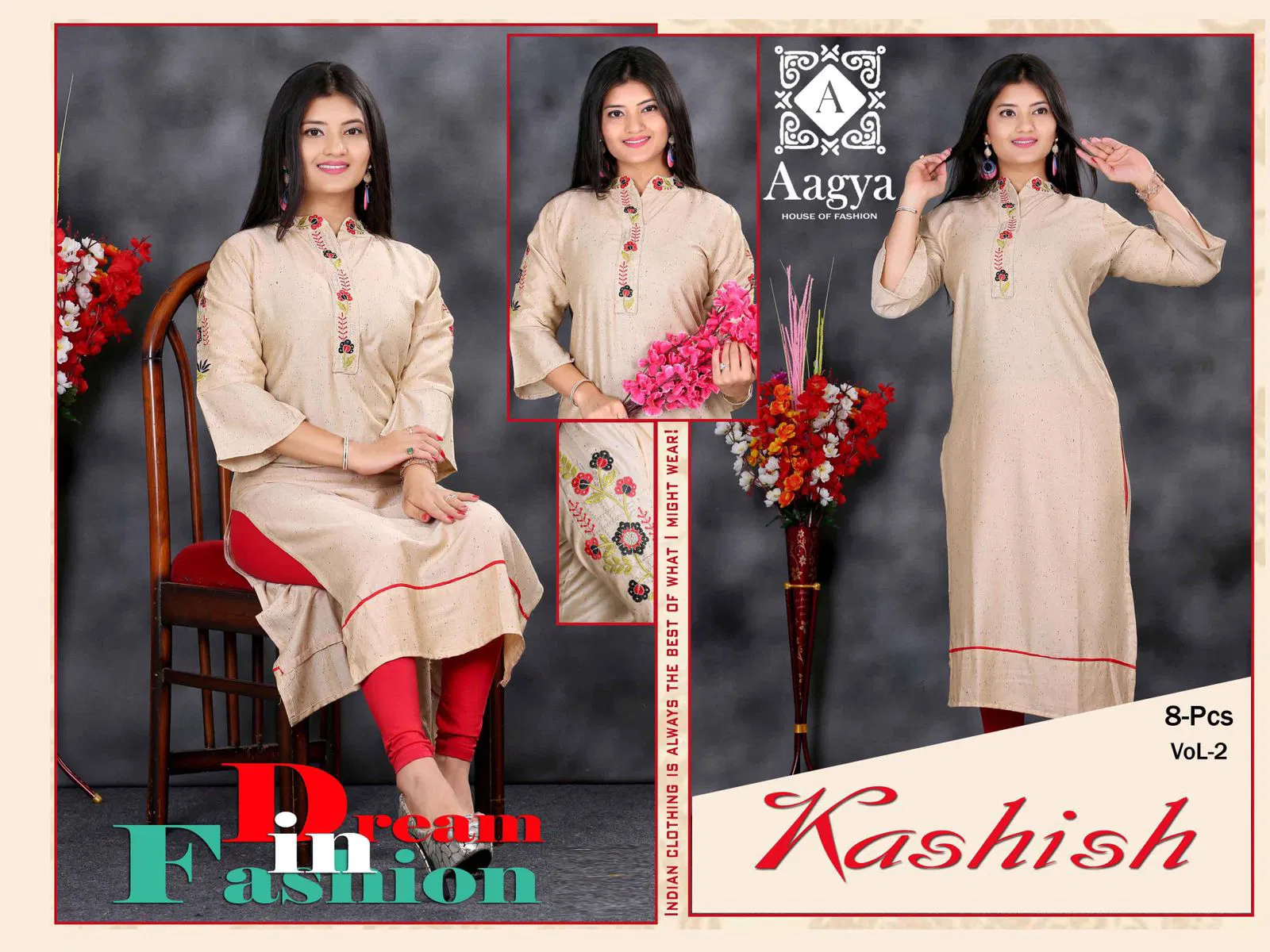 Aagya Kashish 2 Regular Wear Rayon Designer Kurti Collection